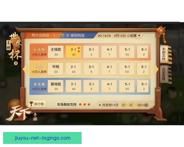 世界杯竞猜大奖平台开启全新赛事挑战助你赢取丰厚奖金奖励